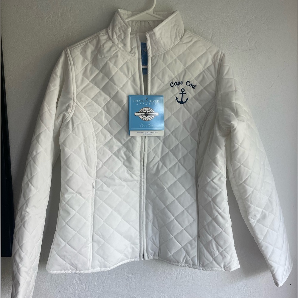 Brand New Quilted Jacket.  Charles River Apparel